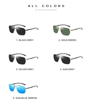 ZSMEYE blagovne Znamke Visoke Kakovosti Oblikovalec HD Polarizirana Odtenki Oculos Moških sončna Očala UV400 sončna Očala Moški Vožnje Očala Originalni Škatli