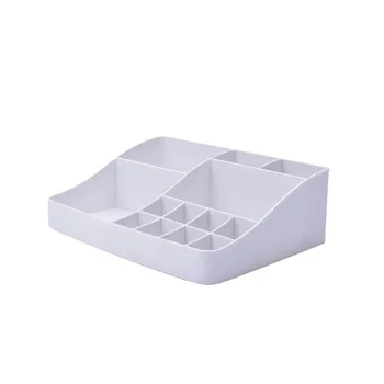 škatla za shranjevanje organizator pregleden Plastična škatla za shranjevanje Ličila Imetnik Kozmetični Škatla za Shranjevanje Primeru Namizje Poskrbi Orodje 2019