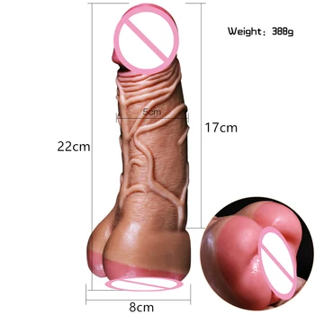 Ženska Mehko Vibrator Butt Plug Realističen Dildo G Spot Vagina Stimulator Ženska Masturbacija Izdelke, Povezane S Spolnostjo Strapon Dildo