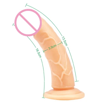 Ženska Mehko Vibrator Butt Plug Realističen Dildo G Spot Vagina Stimulator Ženska Masturbacija Izdelke, Povezane S Spolnostjo Strapon Dildo
