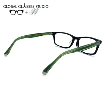 Ženske Ali Moške Acetat Očal Okvir Očal Očala Za Branje Kratkovidnost Recept Objektiv 1.56 Indeks A1101 Črna